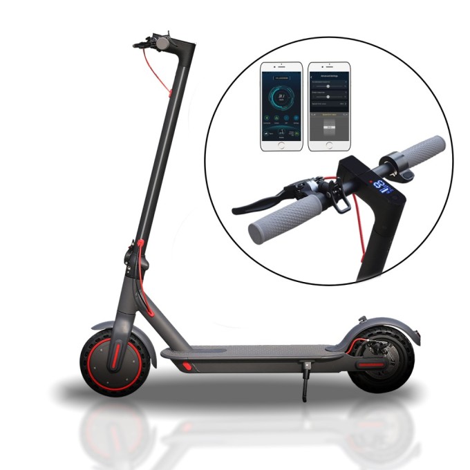 AERIUM AOVO ES80 elektromos roller, fekete