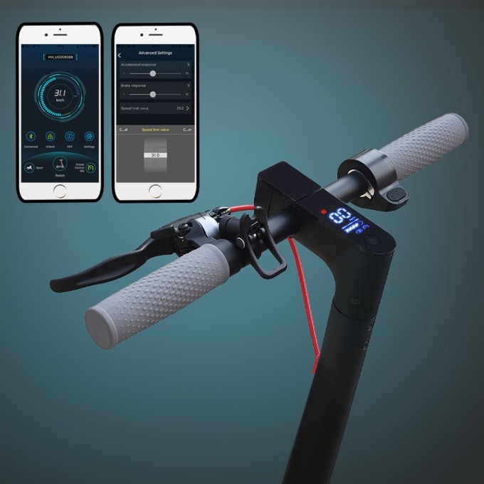 AERIUM AOVO ES80 elektromos roller, fekete