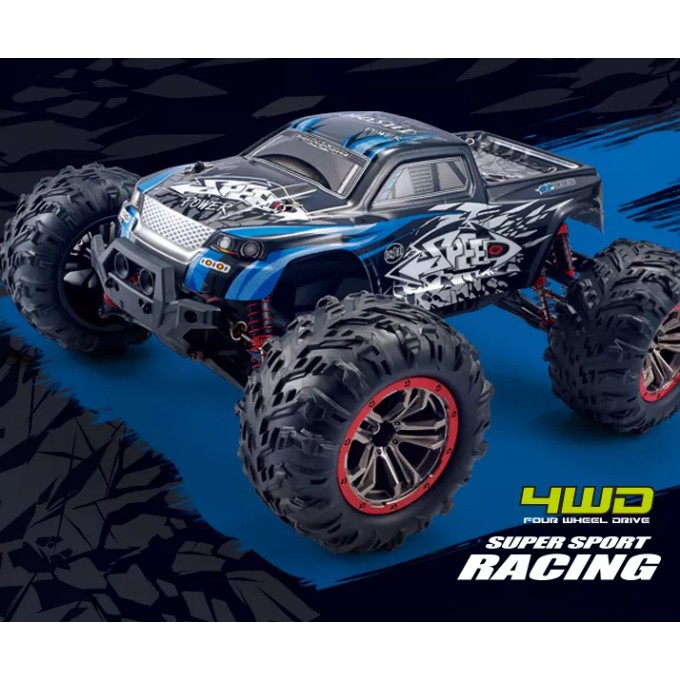 AERIUM HOSHI SPEED off-road RC autó (1:10) kék - 2 akkumulátorral