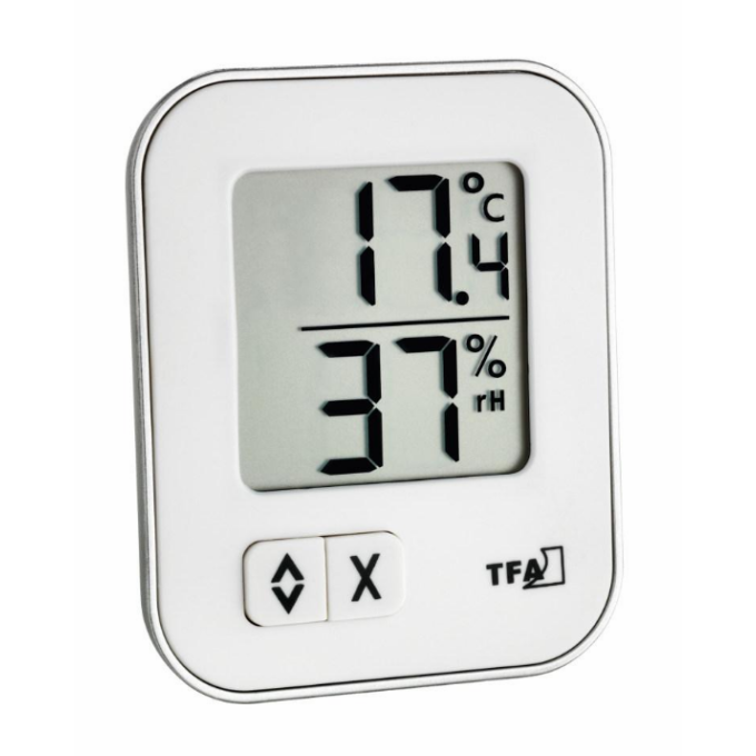 TFA 30.5026.02 MOXX digitális hőmérő páratartalom-mérővel - fehér